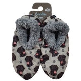 Comfies Pet Lover Slippers, Labrador - Black