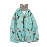 Comfies Pet Lover Scarf, Pug