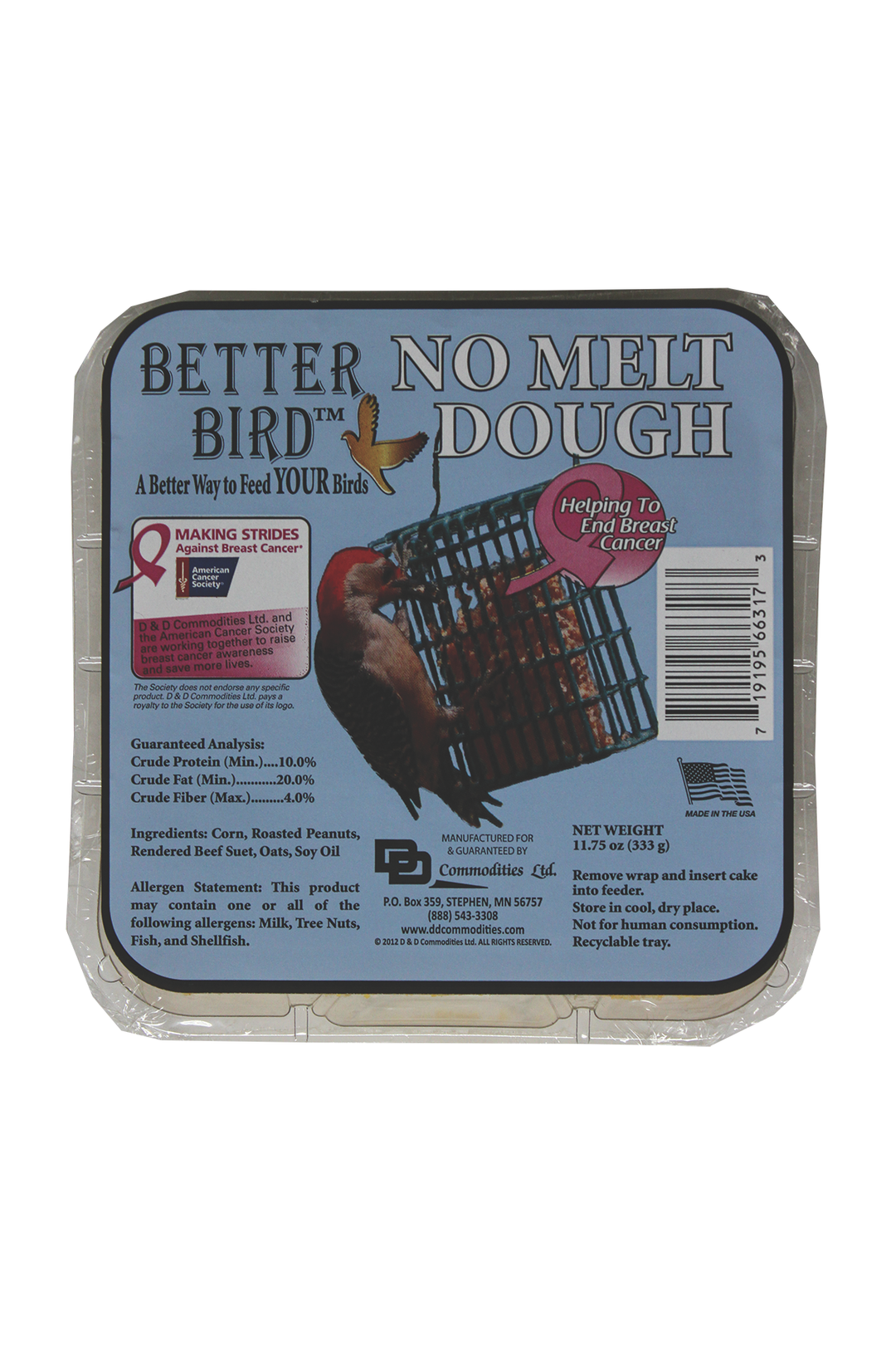 Better Bird No Melt Dough Suet