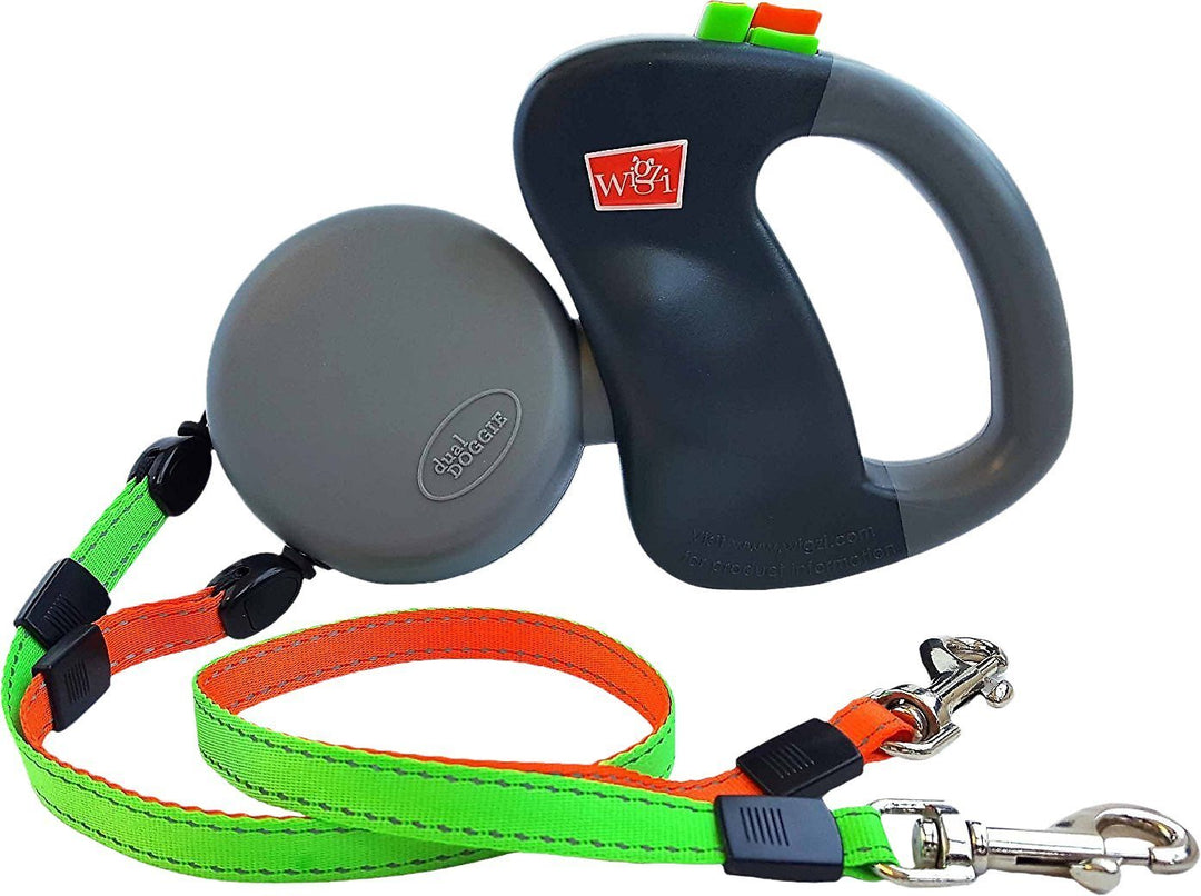 Wigzi Dual Doggie Retractable Leash