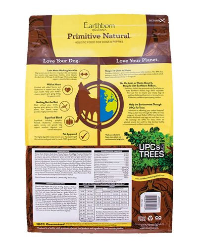 Earthborn Holistic Primitive Natural Grain Free Dry Dog Food