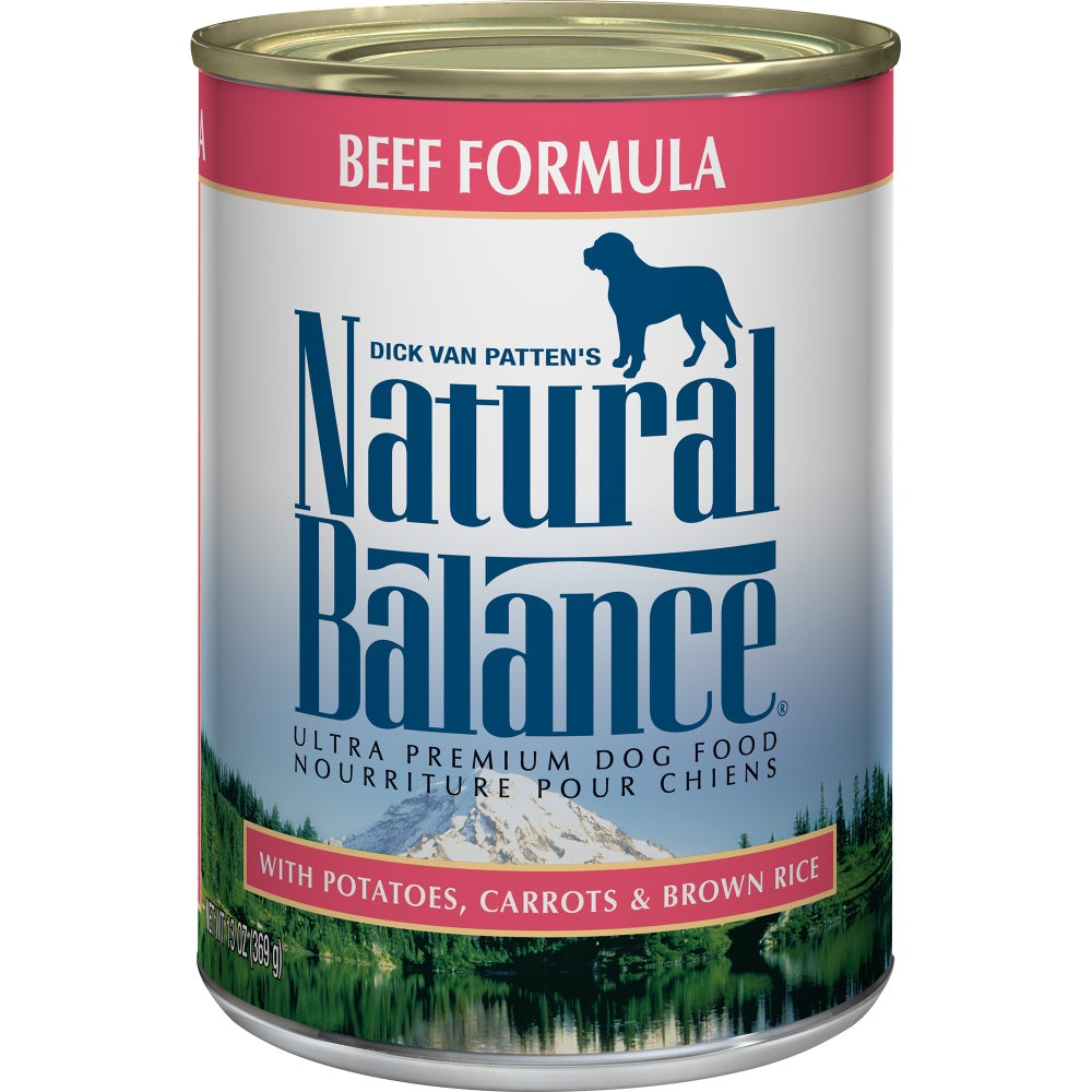 Natural Balance Ultra Premium Beef Formula Canned Dog Food