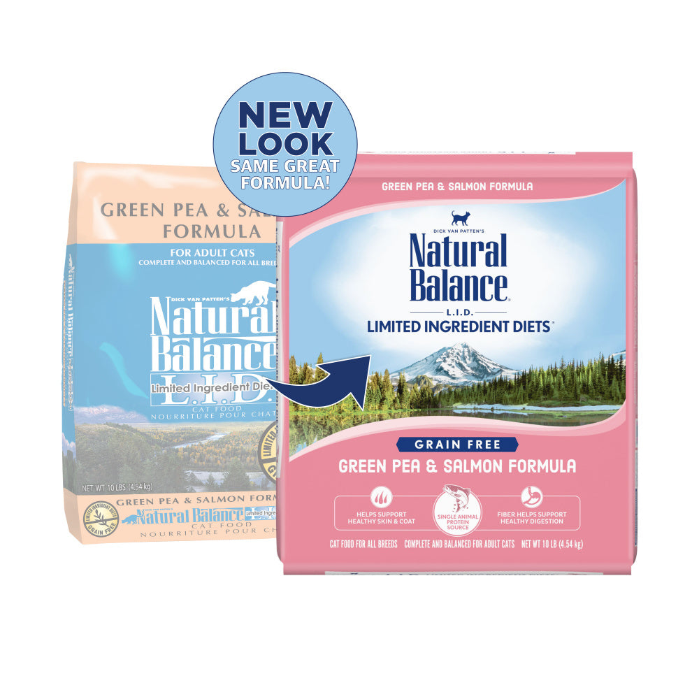 Natural Balance L.I.D. Limited Ingredient Diets Green Pea & Salmon Dry Cat Food