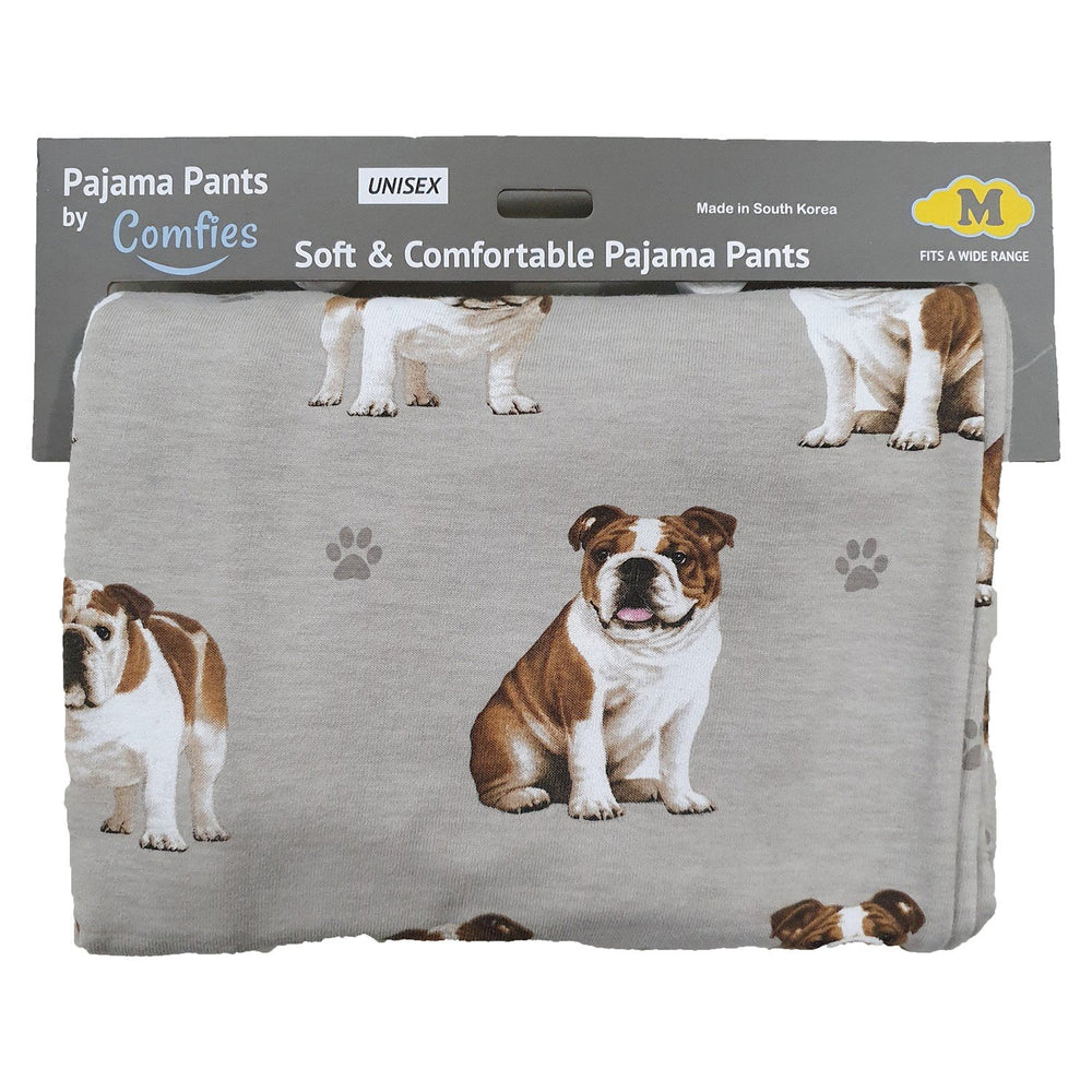 Comfies Dog Breed Lounge Pants for Women, Bulldog