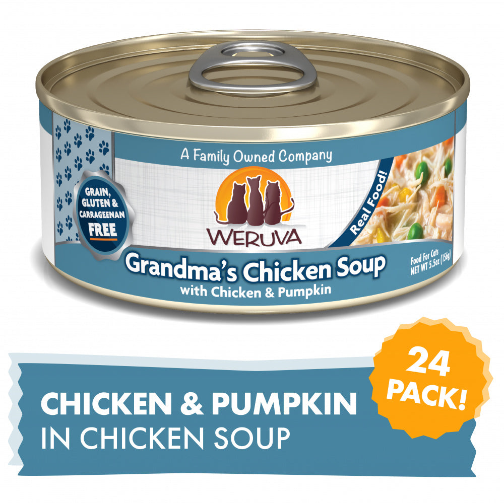 Weruva Grain Free Grandma's Chicken Soup With Chicken & Pumpkin Canned Cat Food