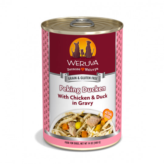 Weruva Peking Ducken with Chicken & Duck in Gravy Canned Dog Food