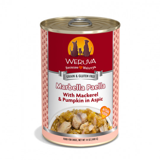 Weruva Marbella Paella with Mackerel & Pumpkin Canned Dog Food