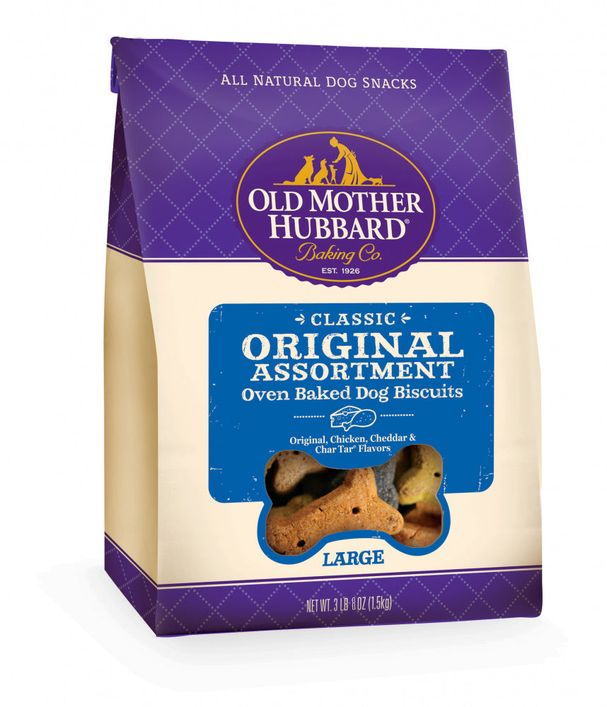 Old Mother Hubbard Mothers Solutions Crunchy Natural Original Assortment Large Biscuits Dog Treats