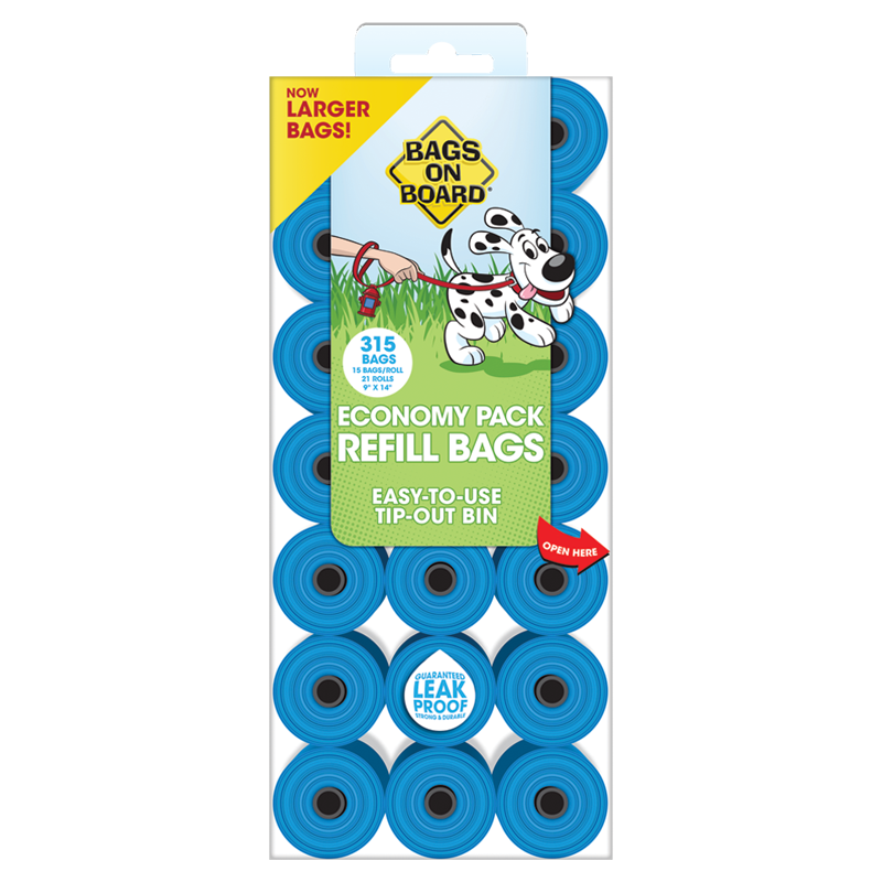 Bags on Board Waste Bags Refill Pantry Pack