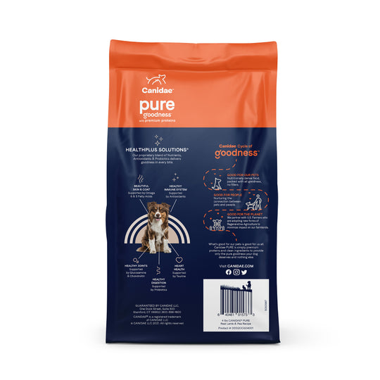 Canidae Grain Free PURE Lamb & Pea Recipe Dry Dog Food