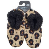 Comfies Pet Lover Slippers, Dachshund - Black
