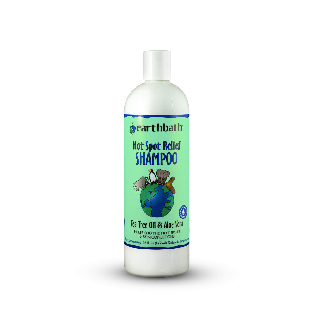 Earthbath Hot Spot relief Tea Tree and Aloe Shampoo for Dogs and Cats