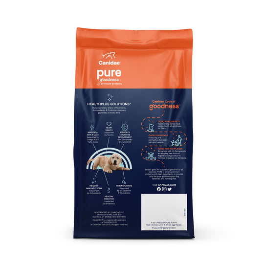 Canidae Grain Free PURE Puppy Chicken, Lentil & Whole Egg Recipe Dry Dog Food
