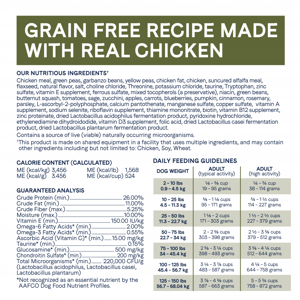 Canidae Under the Sun Grain Free Adult Chicken Recipe Dry Dog Food