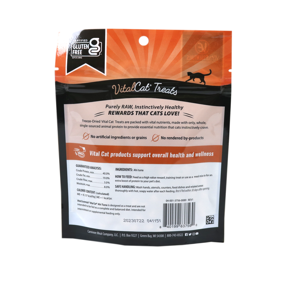 Vital Essentials Vital Cat Freeze Dried Ahi Tuna Cat Treats