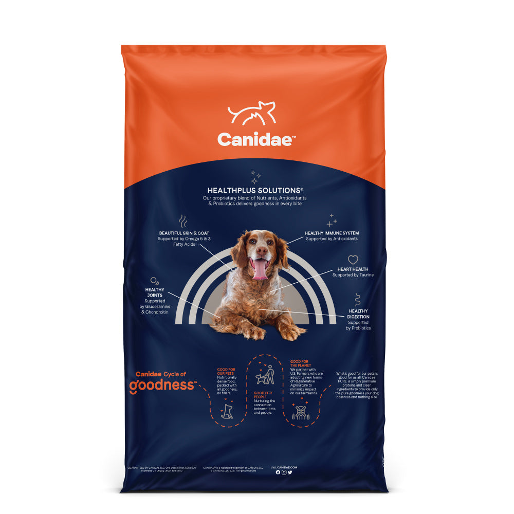 Canidae Grain Free PURE Chicken, Sweet Potato & Garbanzo Bean Recipe For Senior Dogs