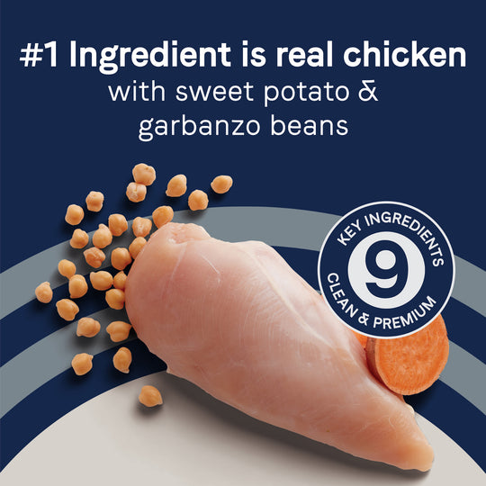 Canidae Grain Free PURE Chicken, Sweet Potato & Garbanzo Bean Recipe For Senior Dogs