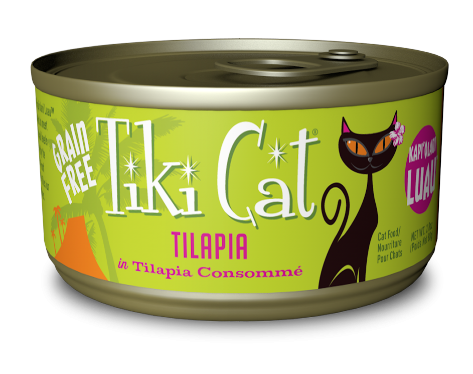 Tiki Cat Kapi'Olani Luau Grain Free Tilapia in Tilapia Consomme Canned Cat Food