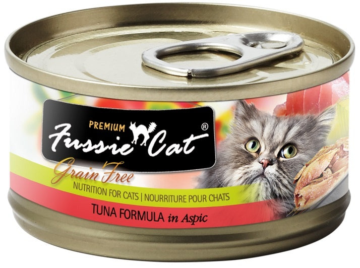 Fussie Cat Premium Grain Free Tuna in Aspic Canned Cat Food