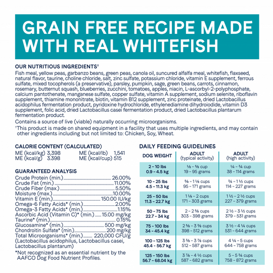 Canidae Under The Sun Grain Free Adult Whitefish Recipe Dry Dog Food