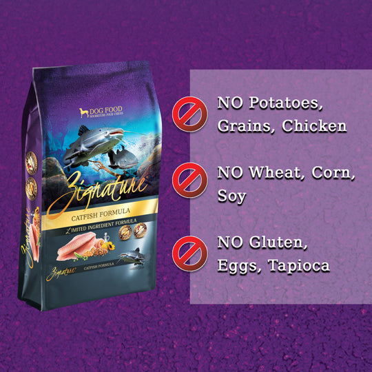 Zignature Limited Ingredient Diet Grain Free Catfish Recipe Dry Dog Food