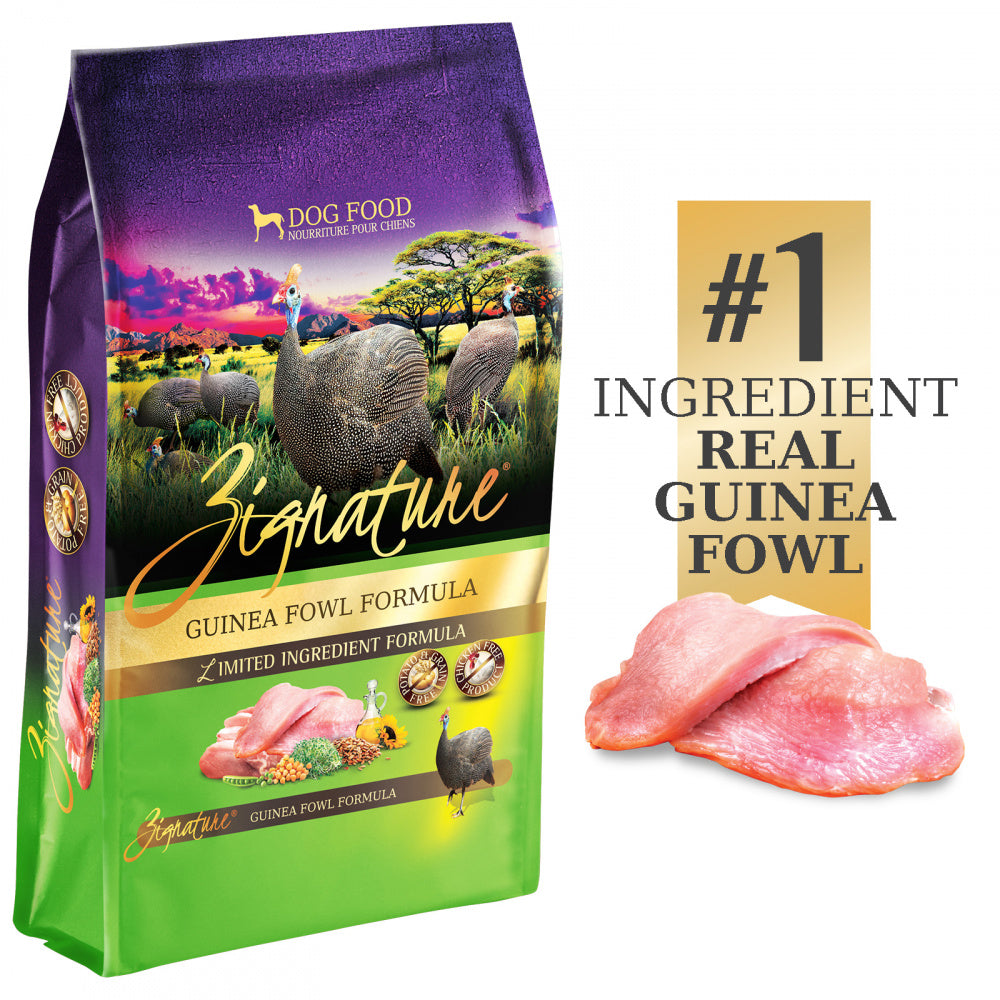 Zignature Limited Ingredient Diet Grain Free Guinea Fowl Recipe Dry Dog Food