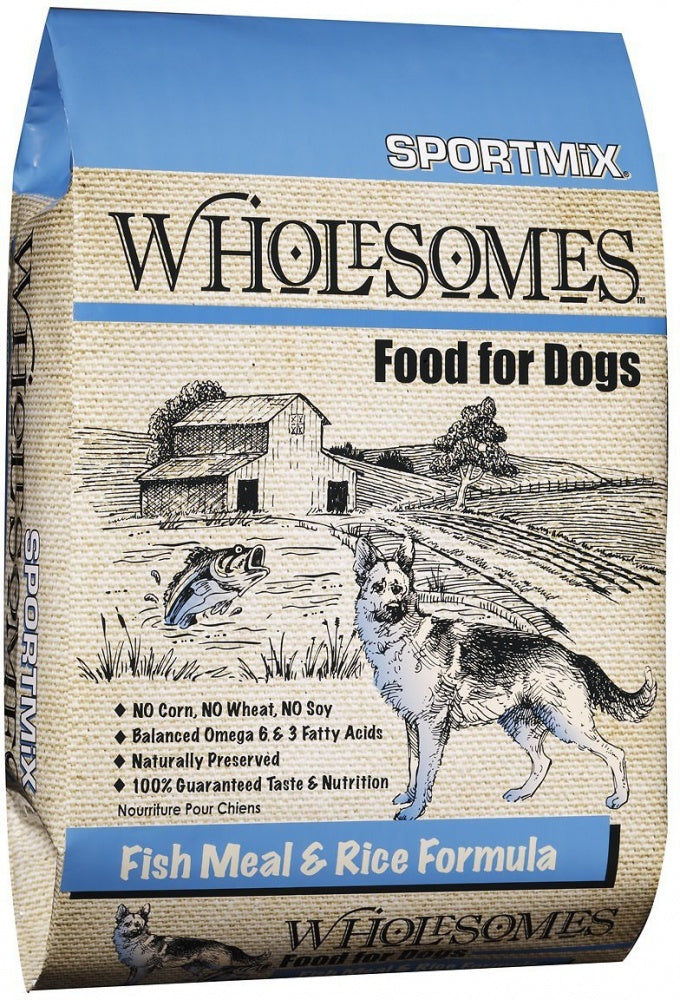 SPORTMiX Wholesomes Fish Meal & Rice Recipe Dry Dog Food