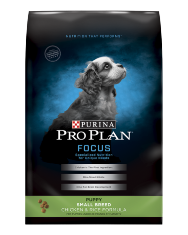Purina Pro Plan Chicken & Rice Formula Puppy Small Breed Dry Dog Food