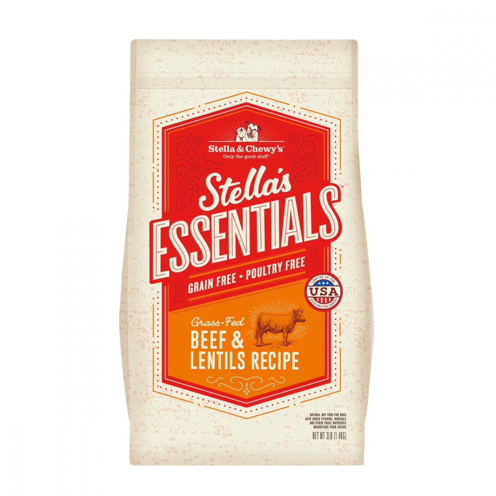 Stella & Chewy's Stella's Essentials Kibble Grass Fed Beef & Lentils Recipe Dry Dog Food