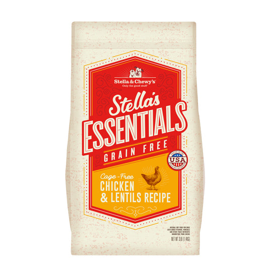 Stella & Chewy's Stella's Essentials Kibble Cage Free Chicken & Lentils Recipe Dry Dog Food