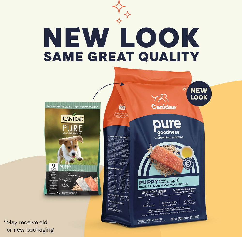Canidae Pure with Grains Real Salmon & Oatmeal Recipe Puppy Dry Dog Food