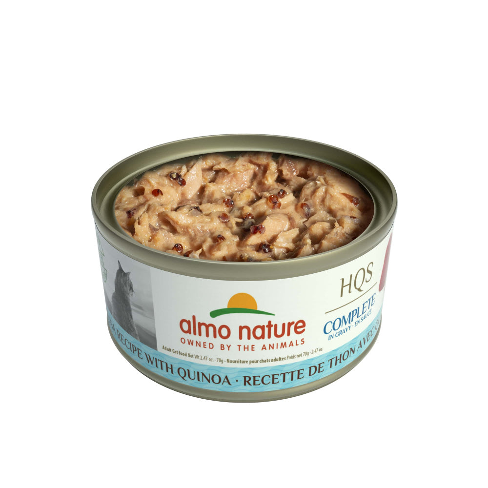 Almo Nature HQS Complete Cat Grain Free Tuna with Quinoa In Gravy Canned Cat Food