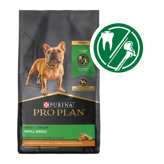 Pro Plan Adult Small Breed Shredded Blend Chicken & Rice Formula