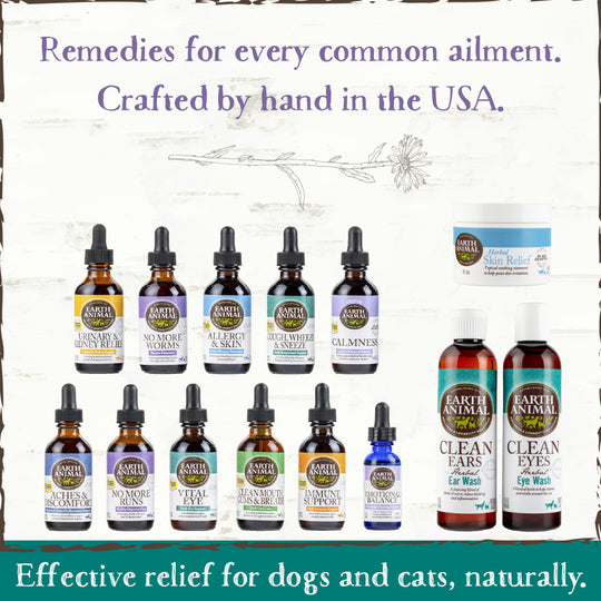 Earth Animal Herbal Topical Remedies Clean Ears Ear Wash