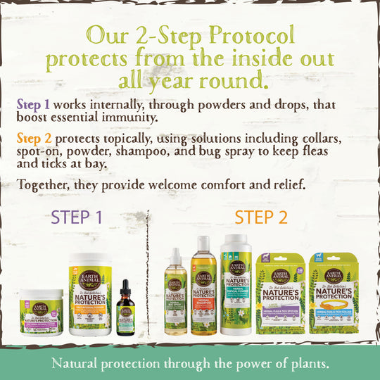 Earth Animal Nature's Protection Flea & Tick Prevention Daily Internal Herbal Drops