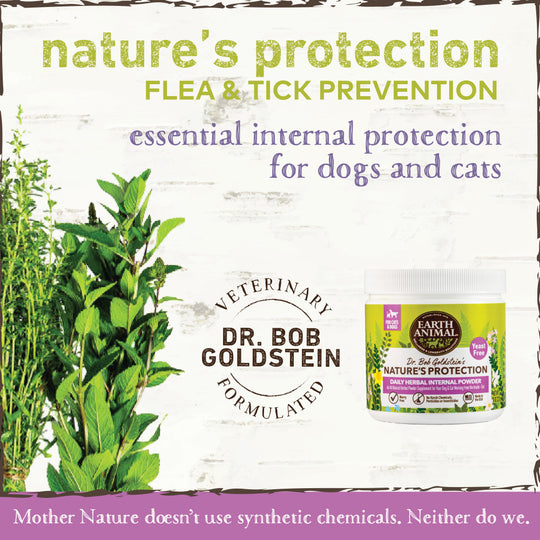 Earth Animal Nature's Protection Flea & Tick Prevention Daily Internal Herbal Powder