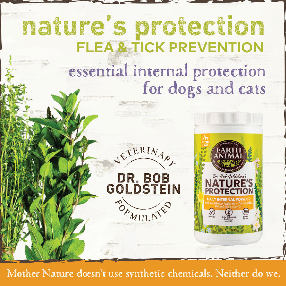 Earth Animal Nature's Protection Flea & Tick Prevention Daily Internal Powder