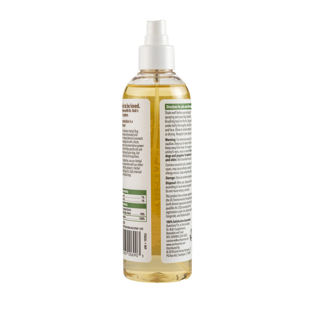 Earth Animal Nature's Protection Flea & Tick Prevention Herbal Bug Spray for Dogs & People
