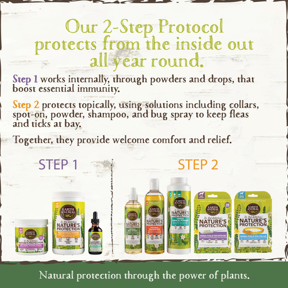Earth Animal Nature's Protection Flea & Tick Prevention Herbal Bug Spray for Dogs & People