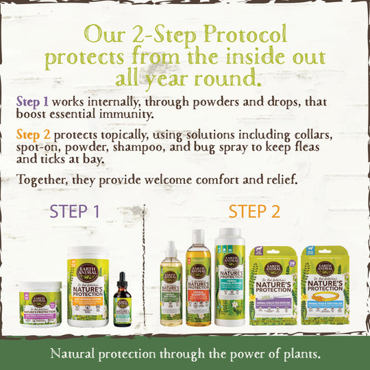 Earth Animal Nature's Protection Flea & Tick Prevention Herbal Bug Spray for Dogs & People