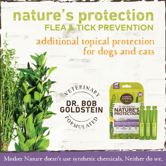 Earth Animal Nature's Protection Flea & Tick Prevention Herbal Spot-On for Large Dogs
