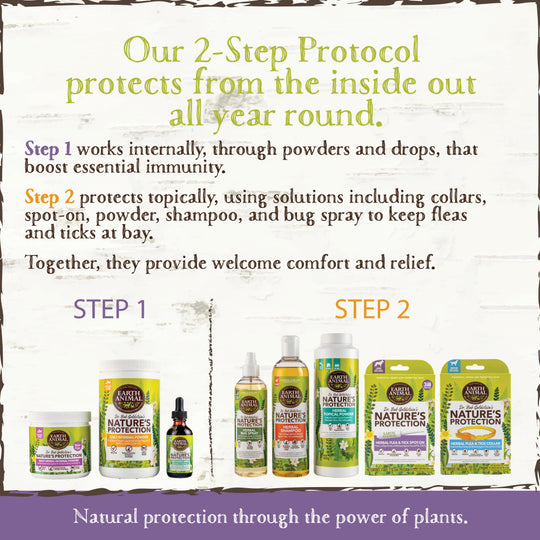 Earth Animal Nature's Protection Flea & Tick Prevention Herbal Spot-On for Large Dogs