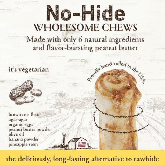 Earth Animal No-Hide Peanut Butter Stix Dog & Cat Chew