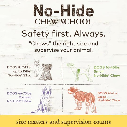 Earth Animal No-Hide Peanut Butter Stix Dog & Cat Chew
