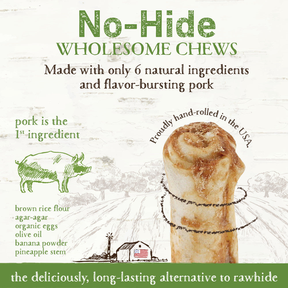 Earth Animal No-Hide Pork Dog Chews