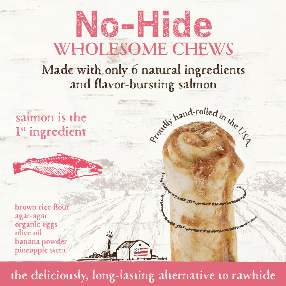 Earth Animal No-Hide Salmon Dog Chews
