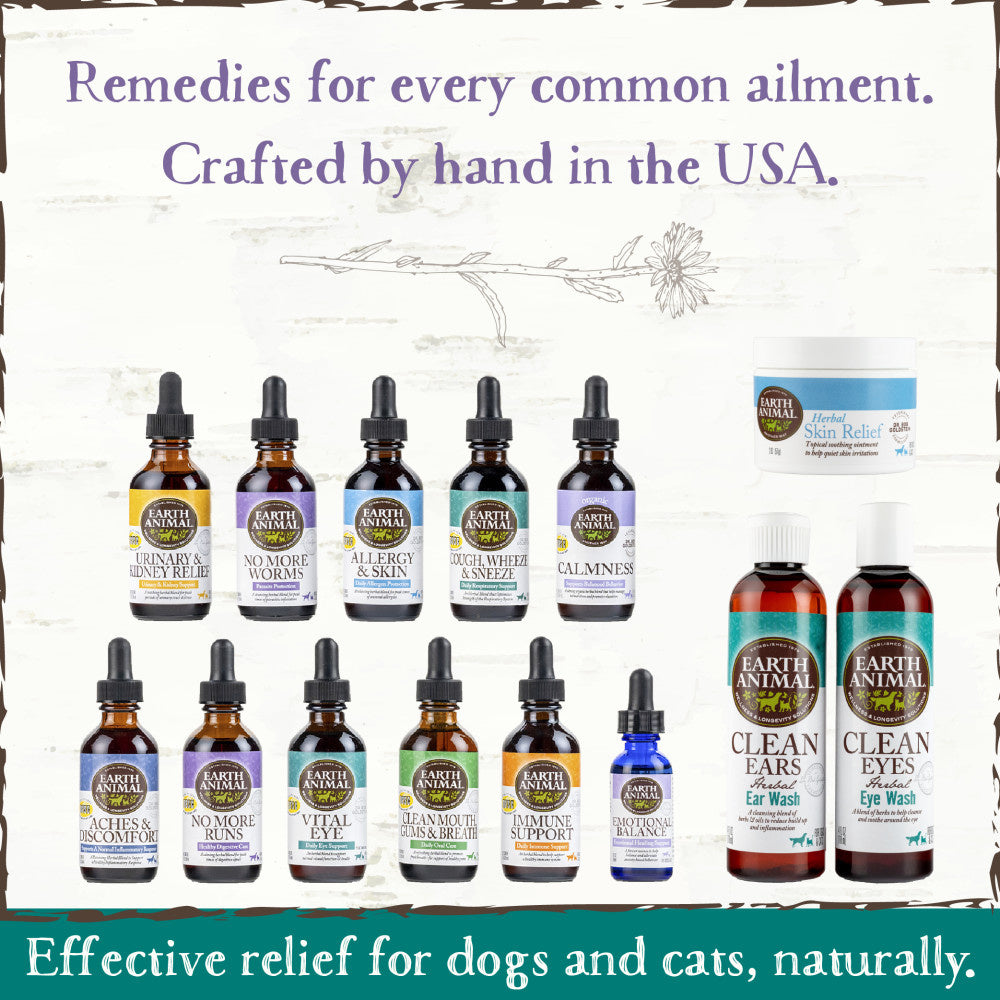 Earth Animal Organic Herbal Remedies Cough, Wheeze, & Sneeze