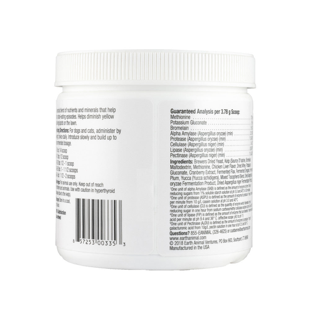 Earth Animal Stop Eating Stool Nutritional Supplement