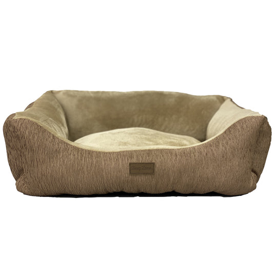 Ethical Pet Ethical Products Sleep Zone Woodgrain Stepin Taupe Dog Bed