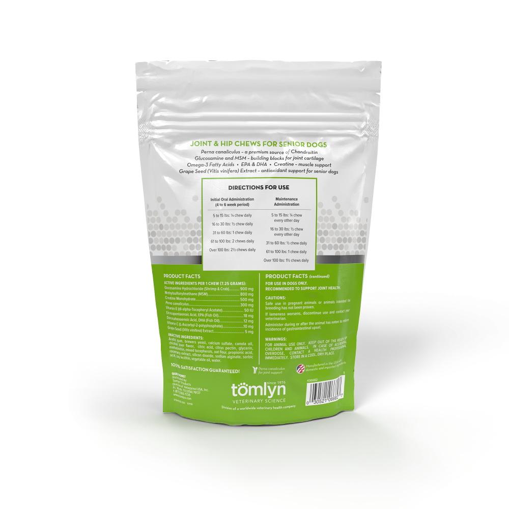 Tomlyn Joint & Hip Chews for Senior Dogs